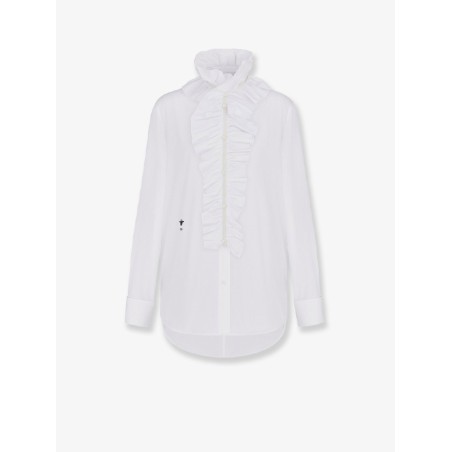 Cotton shirt with removable detail