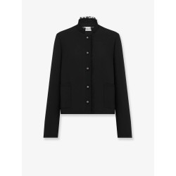 Wool and silk blazer