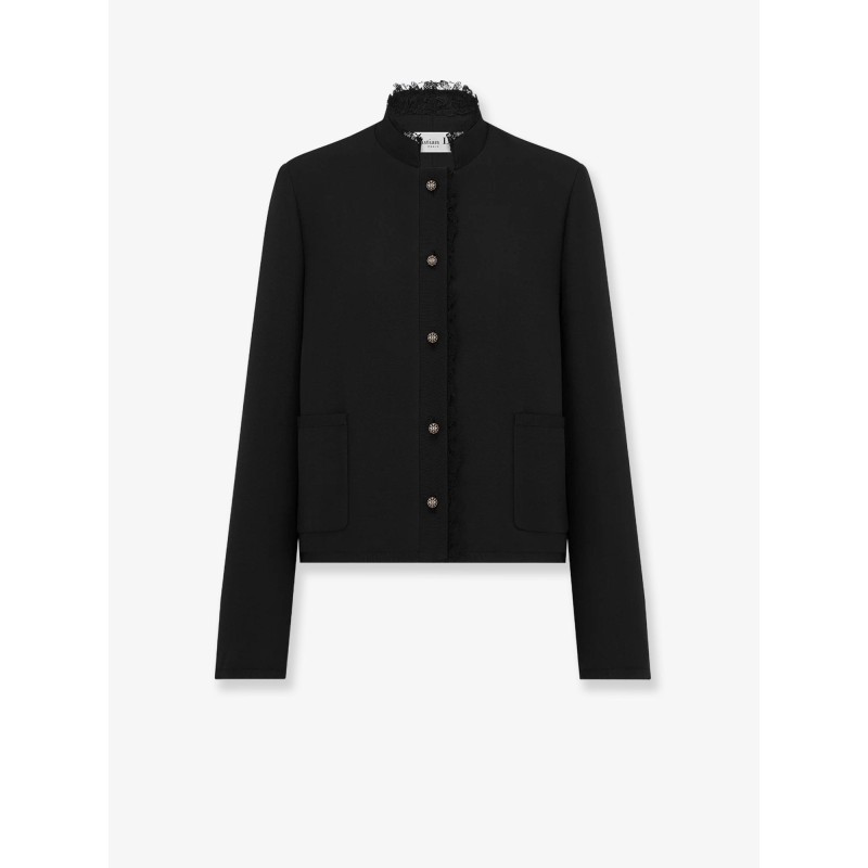 Wool and silk blazer