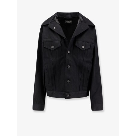 Standing denim jacket