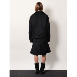 Standing denim jacket