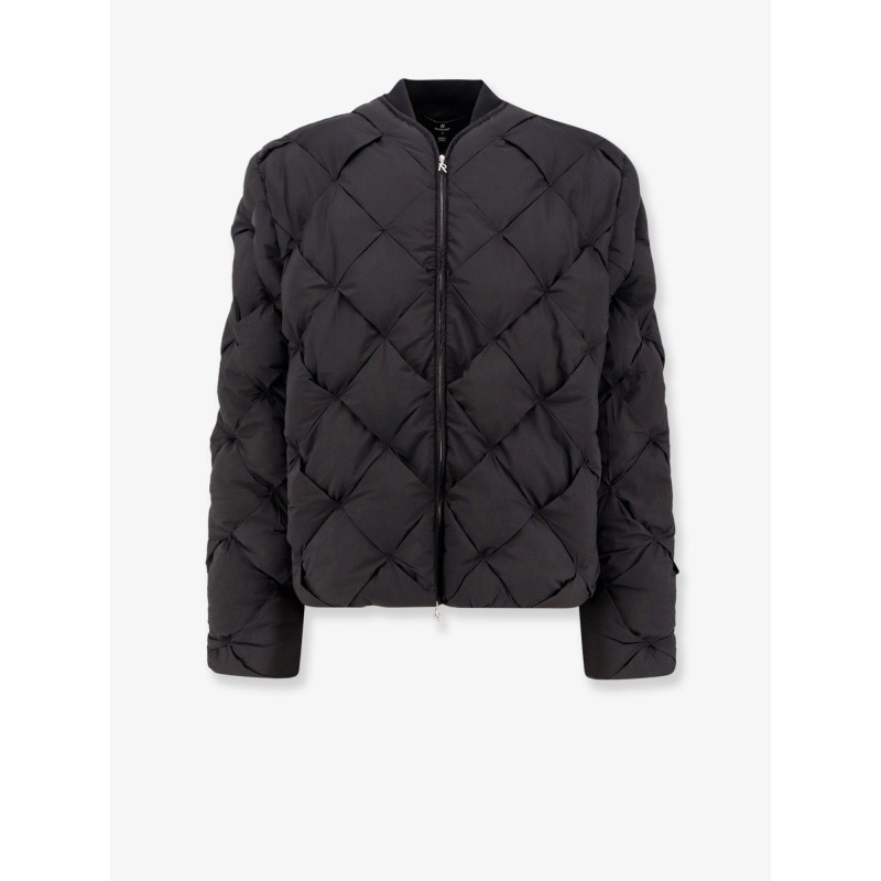 Featherless stretch nylon down jacket