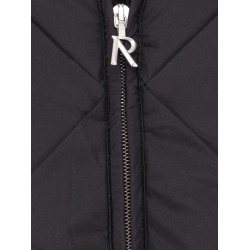 Featherless stretch nylon down jacket