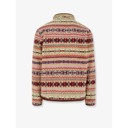 Multicolor recycled material sweatshirt