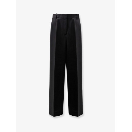 Viscose and wool trousers