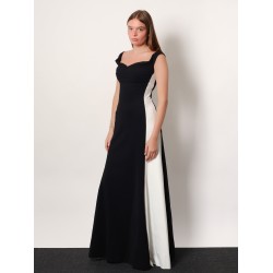 Goem satin long dress