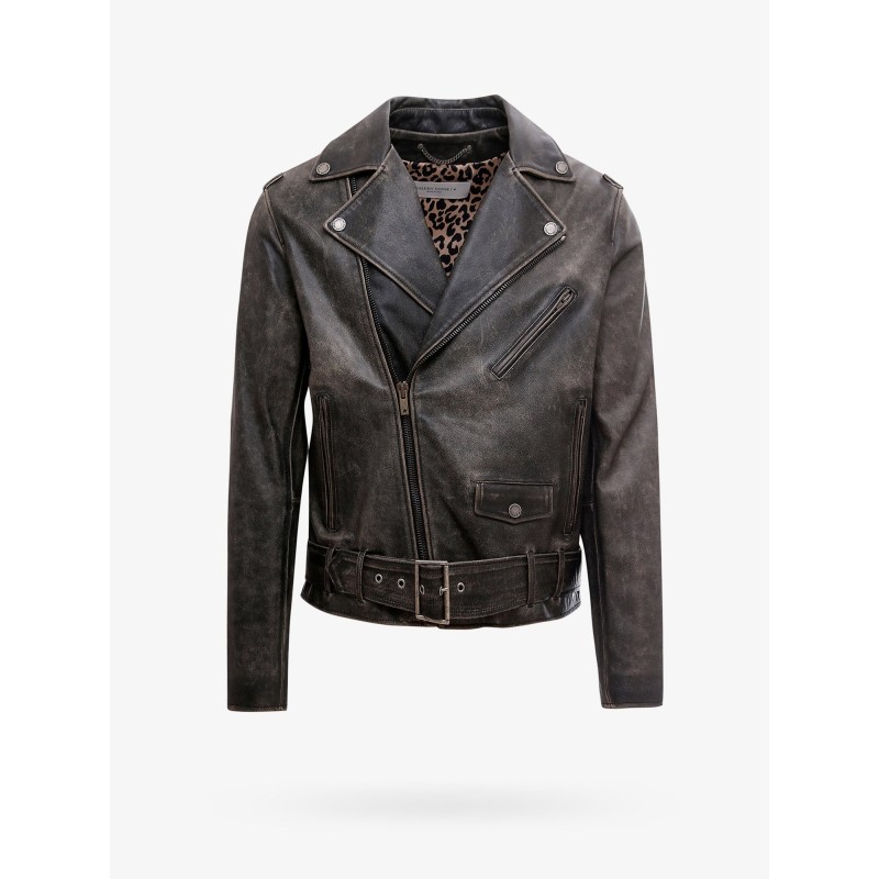 Chiodo Golden leather jacket