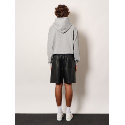 Leather shorts