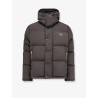 Nylon hooded down jacket