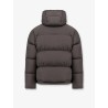 Nylon hooded down jacket