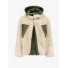 Eco shearling and nylon jacket
