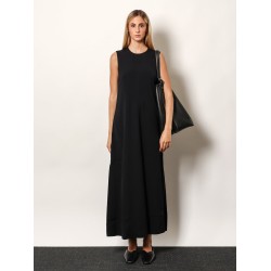 Woven Stripes long viscose dress