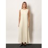 Woven Stripes viscose long dress