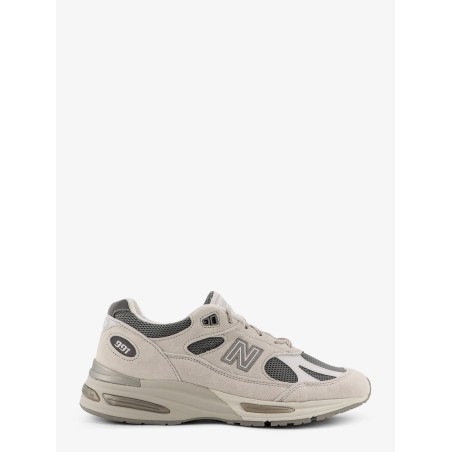 991 mesh and suede low-top sneakers