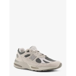 991 mesh and suede low-top sneakers