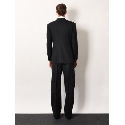 Double-breasted wool blazer