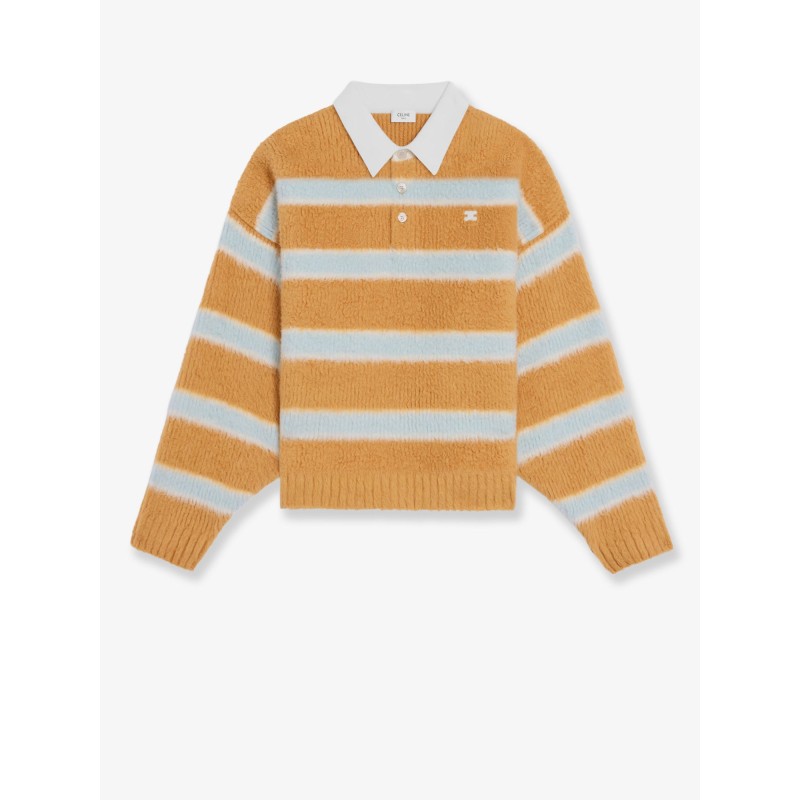 Cotton blend polo shirt