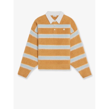 Cotton blend polo shirt