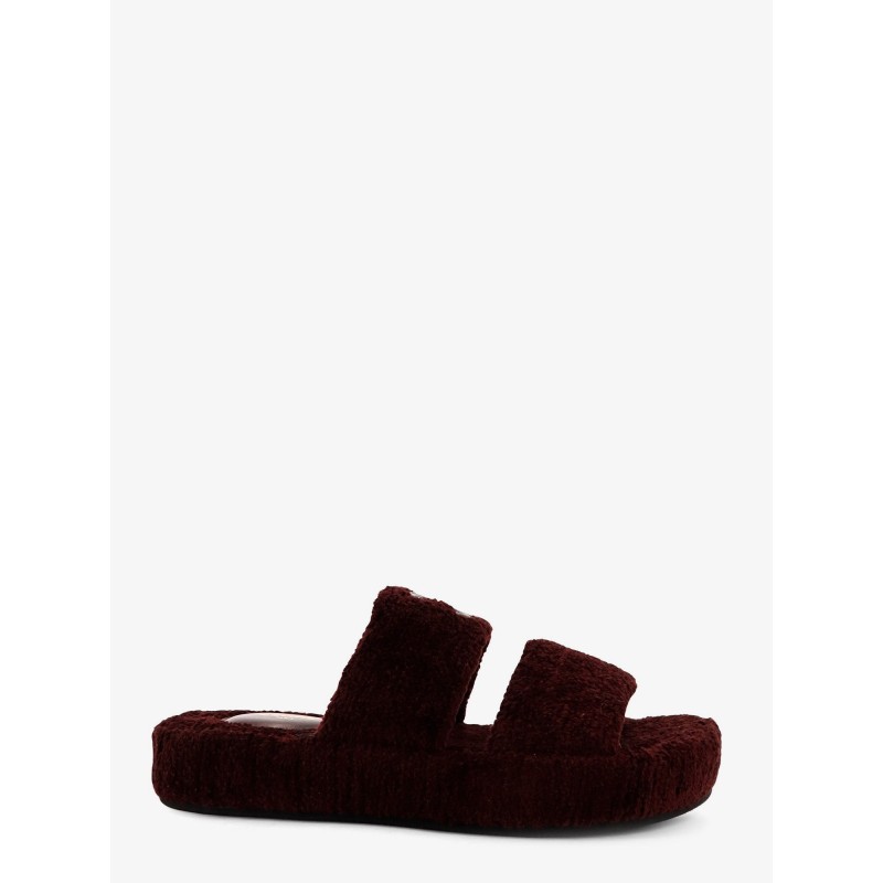 Triomphe Fur shearling Slides