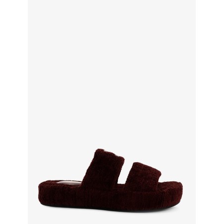 Triomphe Fur shearling Slides