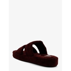 Triomphe Fur shearling Slides