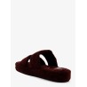 Triomphe Fur shearling Slides