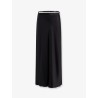 Silk midi skirt