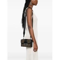 Baguette double jacquard shoulder bag