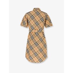 Chemisier cotton dress with Check print