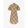 Chemisier cotton dress with Check print