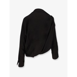 One shoulder lyocell shirt