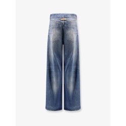 Flared Jeans with destroyed effect