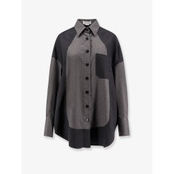 Oversize wool shirt