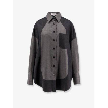 Oversize wool shirt