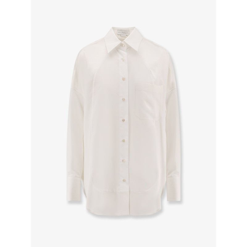 Oversize satin shirt