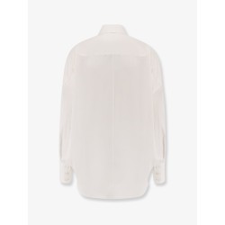 Oversize satin shirt