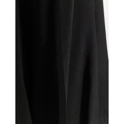 Viscose trousers with flared bottom