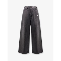 Trompe L'oeil denim trousers