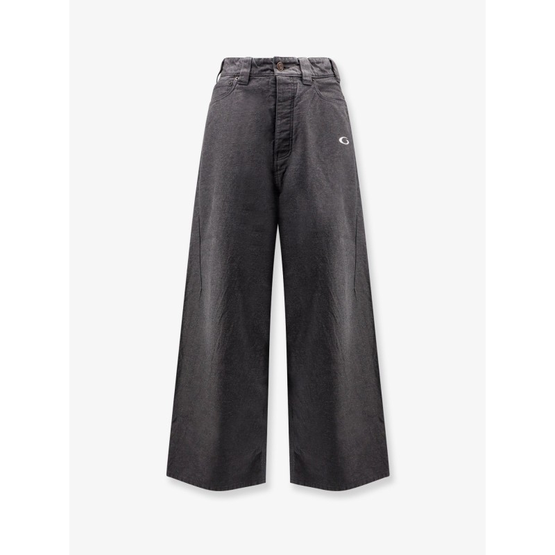 Trompe L'oeil denim trousers