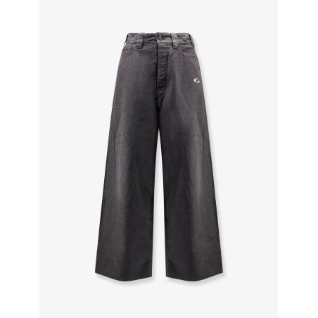 Trompe L'oeil denim trousers