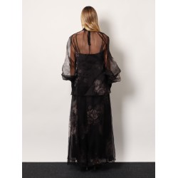 Hypnotic Maxi Skirt silk long skirt