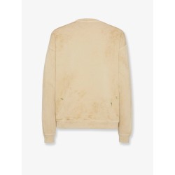 Cotton sweatshirt with distressed effect
