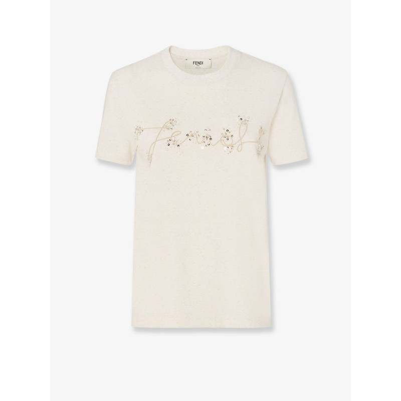 Cotton blend T-shirt