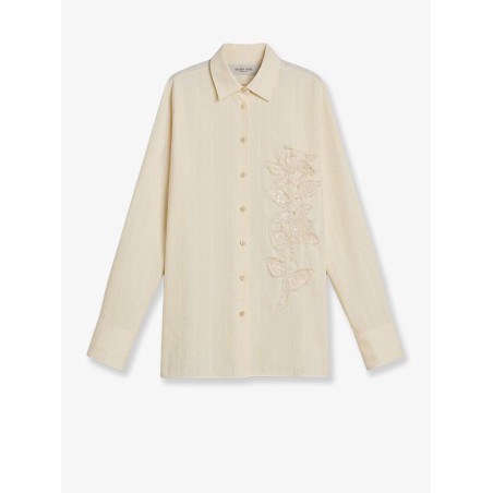 Cotton shirt with sequins
