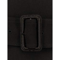 Certified wool coat with belt