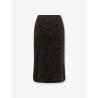 Midi wool skirt