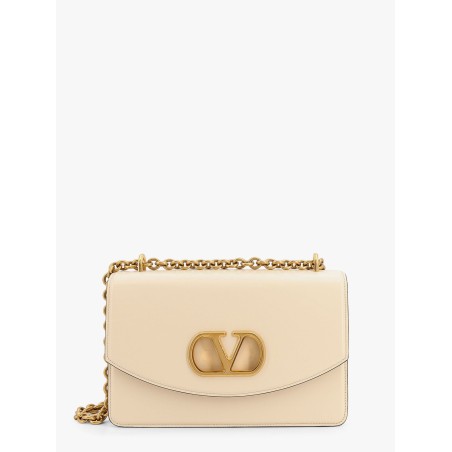 Vain leather shoulder bag with vlogo signature detail