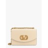 Vain leather shoulder bag with vlogo signature detail