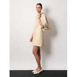 Vain leather shoulder bag with vlogo signature detail