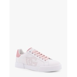 Portofino low-top leather sneakers with lateral monogram